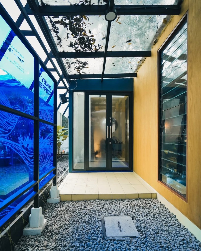 Pintu masuk Dikby Coffee Bandung